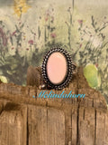R80, pink conch ring