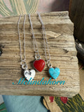 Heart necklaces