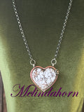 Wild Horse heart necklace