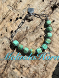 Cow Chain &Turquoise bracelets