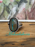 R12, Royston Ribbon turquoise ring