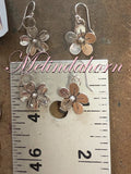 Sterling baby flower earrings