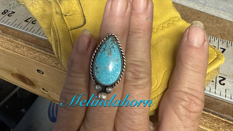 Kingman turquoise ring