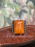 R86, Orange spiny  ring