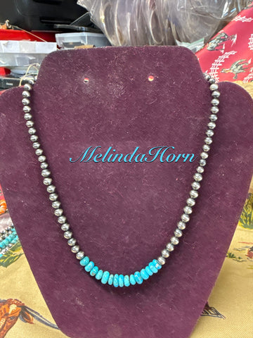 TQ10, Turquoise Moab necklace
