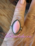 R41,size 6 1/2, pink conch ring