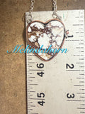 Wild Horse heart necklace