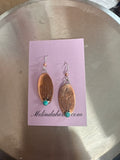 Copper Wheat earrings