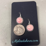 Pink conch 12 mm dangle