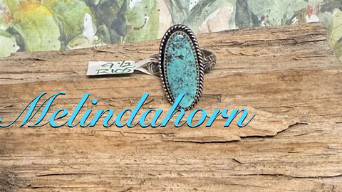 R105, Kingman turquoise ring