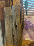 Copper and sterling necklace