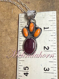 Blooming Barrel cactus necklace