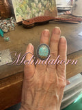 R97,#8 turquoise ring