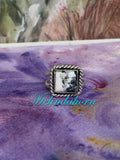 R147, White Buffalo square ring