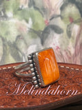 R86, Orange spiny  ring