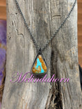 Royston Ribbon turquoise necklace