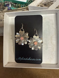 1 1/4” Western Flower dangle  Earrings