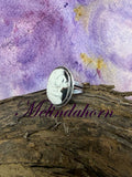 R31,White Buffalo ring size 9 1/2