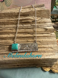 Sterling bar necklace