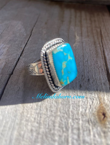 Blue Basin Kingman turquoise ring