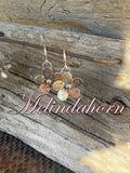 Sterling baby flower earrings