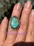 R117, #8 turquoise ring