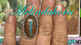 R151, Royston Ribbon turquoise ring