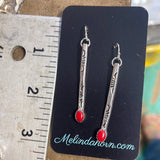 Matchstick earrings