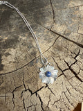 3/4” Western Flower Sterling silver