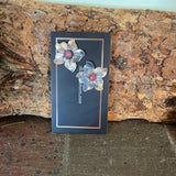 Silver Apple Blossom Studs