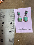 Square Kingman earrings