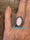 R80, pink conch ring