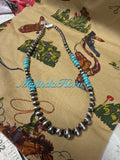 OG blue Kingman turquoise necklace