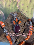 Blooming Barrel cactus necklace