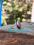 R124, size 8, pink conch ring