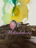 R101, pink conch ring size 7 1/2