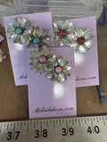 1 1/4” Western Flower Stud Earrings