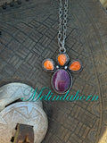 Blooming Barrel cactus necklace