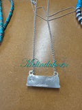 #8 bar necklace