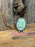 R142,size , #8 turquoise ring