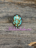 R14, #8 turquoise ring