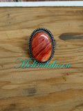 R49,Red Spiny ring