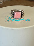 R 145, size 8 pink conch ring