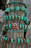 Cow Chain &Turquoise bracelets