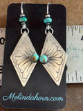 Sterling Diamonds & turquoise