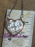Wild Horse heart necklace