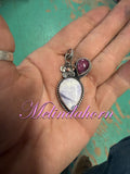 Tiffany stone Prickly Pear necklace