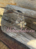 Sterling baby flower earrings