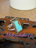 R105,size 7, #8 turquoise