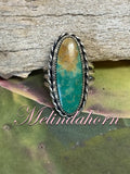 R182, Kingman turquoise ring